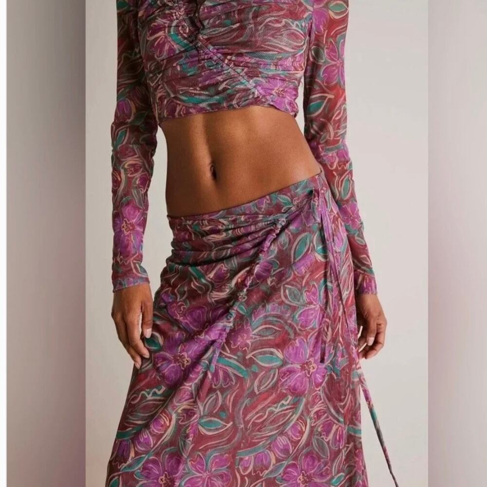 NWOT Free People Supernova Set - Crop Top & Maxi Skirt - Size XS - Picture 2 of 10